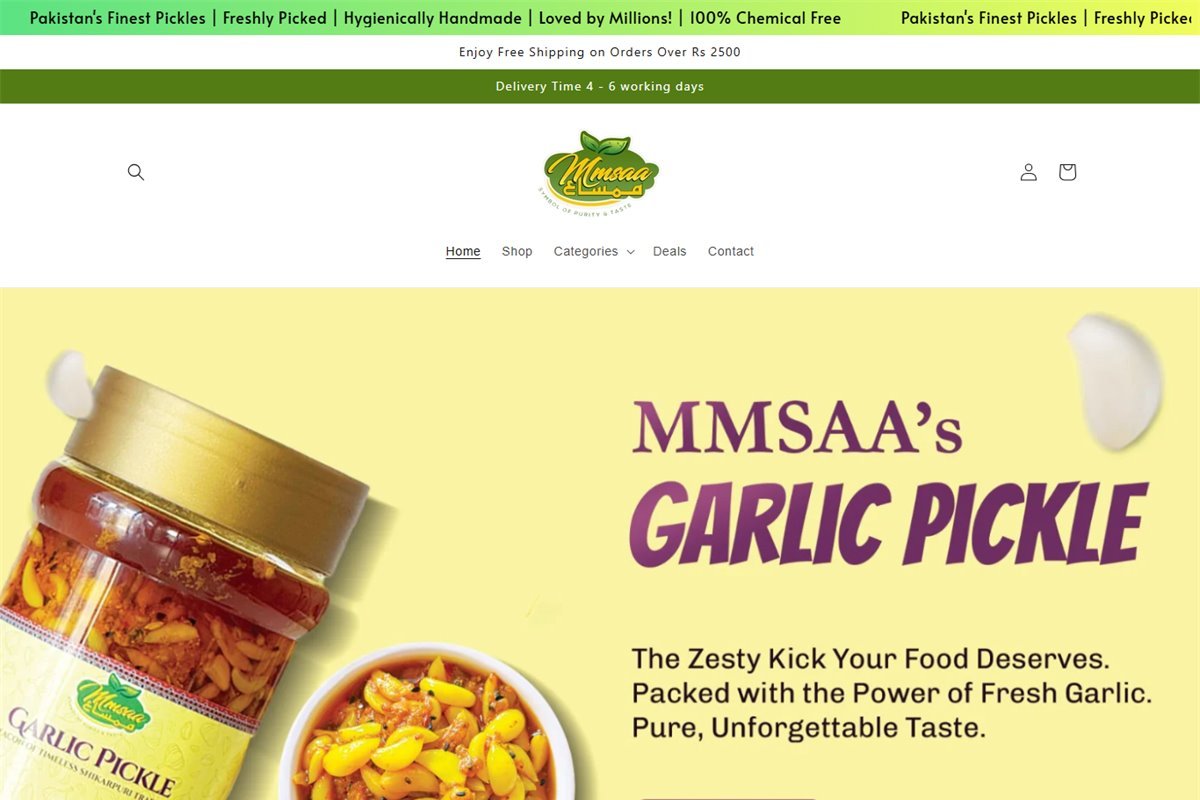 MMSAA Achar website homepage